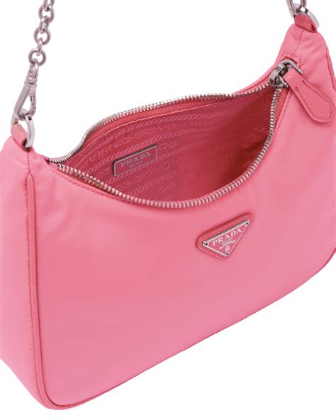 prada pink bag with chain|prada front zip shoulder bags.